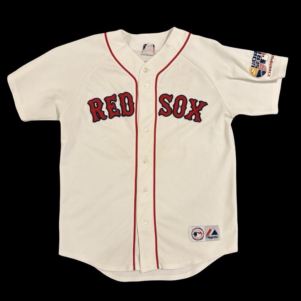 Boston Red Sox Josh Beckett #19 Jersey Majestic 2007 World Series Size XL